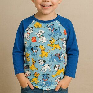 Puppy Pals Long Sleeve Raglan Tee